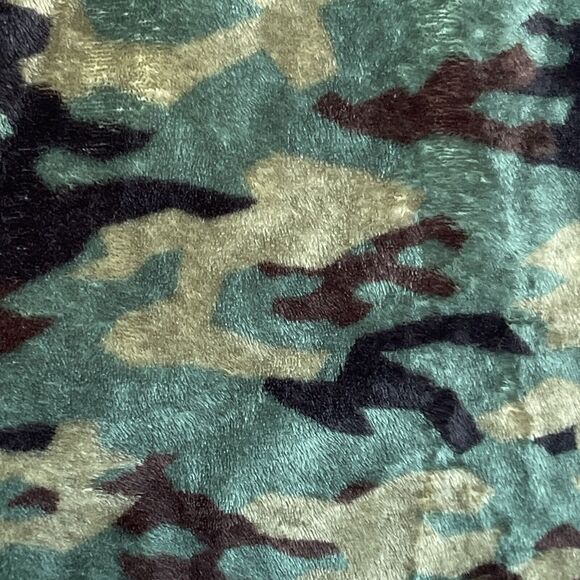 Cuddl Duds Camo Robe Boys Large 12/14 Soft Fleece Hooded Tie Pockets Sleepwear - Picture 3 of 11